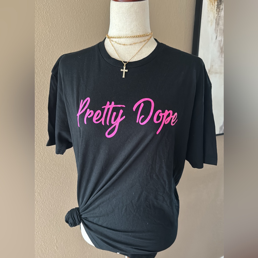 Pretty Dope Script Tee